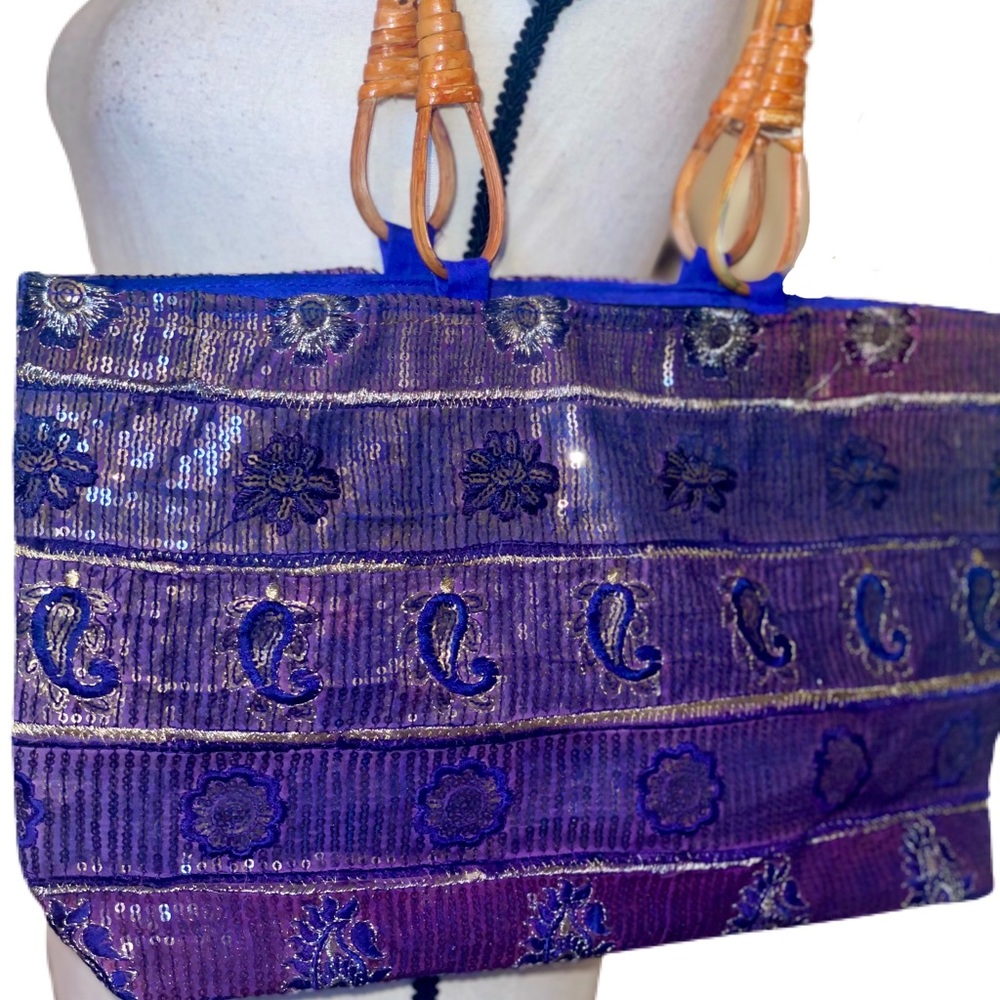 Boho Sequin Purple Purse 💜